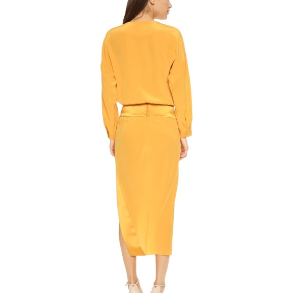 Mason by Michelle Mason Obi Long Sleeve Wrap Dress - Picture 3 of 7